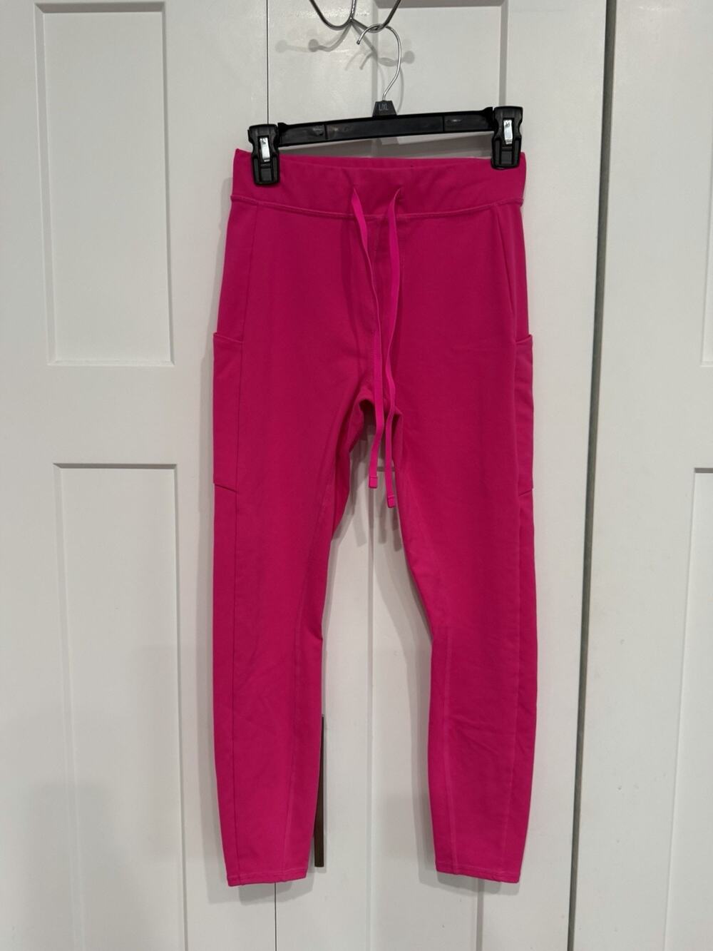 Alo Yoga Neon Pink High Waist Checkpoint Leggings Size Small